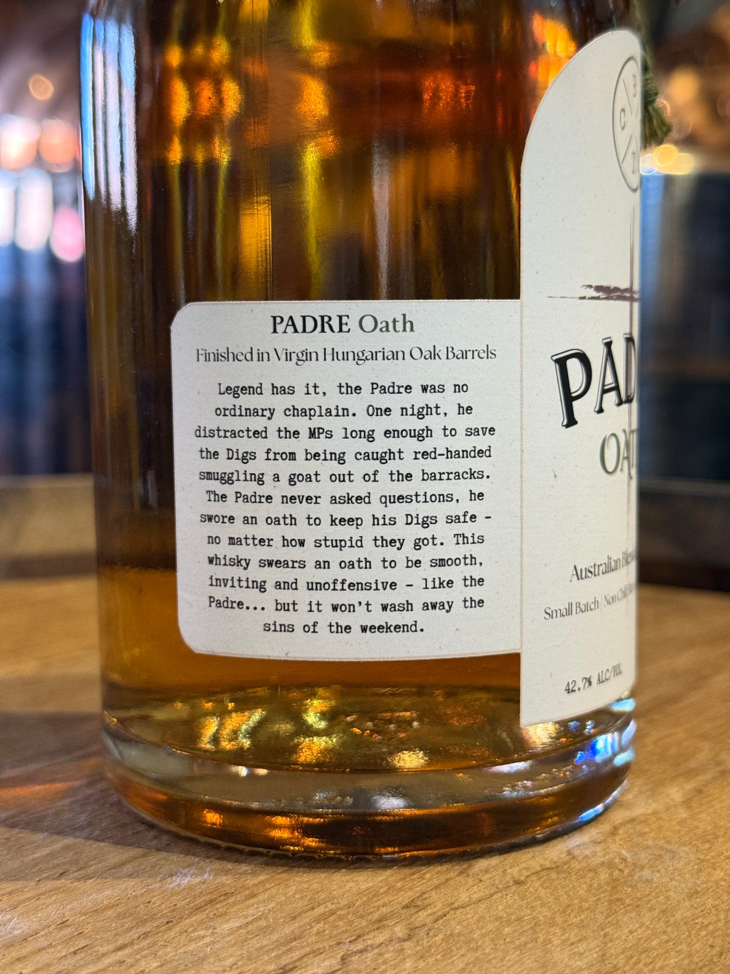 PADRE 'Oath' Whisky (700ml)